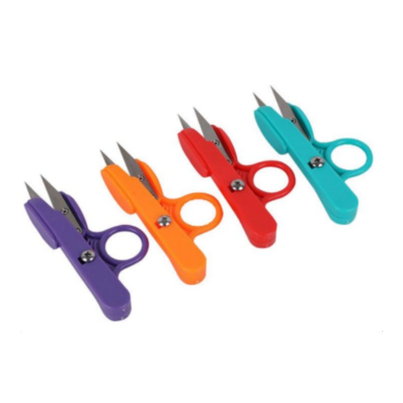Plastic handle trimming scissors