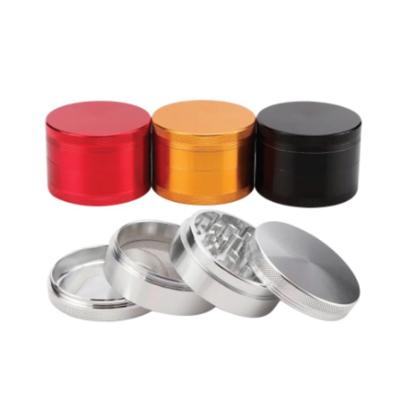 Custom 4-part metal grinders · 42 mm · Aluminum
