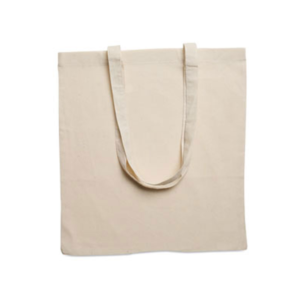 Custom Cotton Tote Bags With Long Handles 140 gr/m2 Printed 1 Color