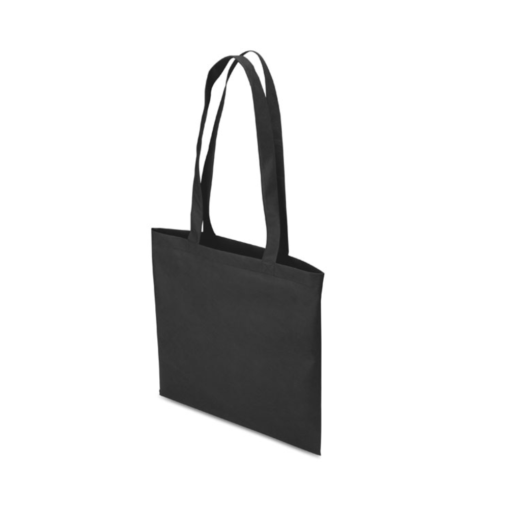 Custom Nonwoven Tote Bag With Long Handles 80 gr/m2 Printed 1 Color - Image 2