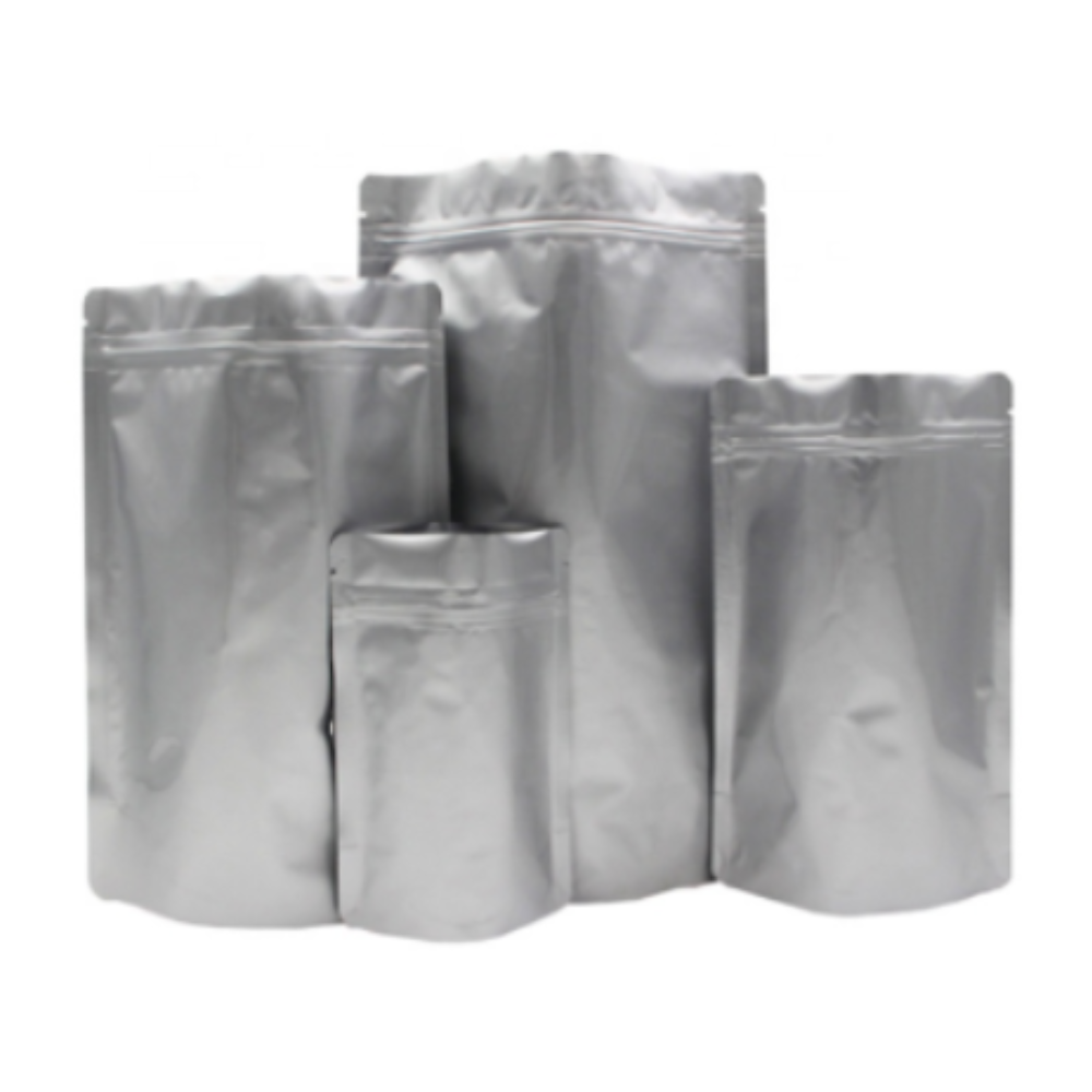 White Label Aluminium Zip Bags Sealable & Smell-Proof