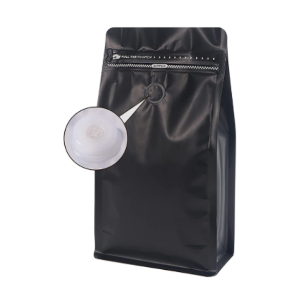 White Label Coffee Bags with Valve Sealable Smell-Proof