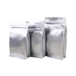 White Label Flat Bottom Aluminium Zip Bags