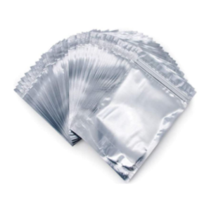 White Label Mylar Bags Clear Front