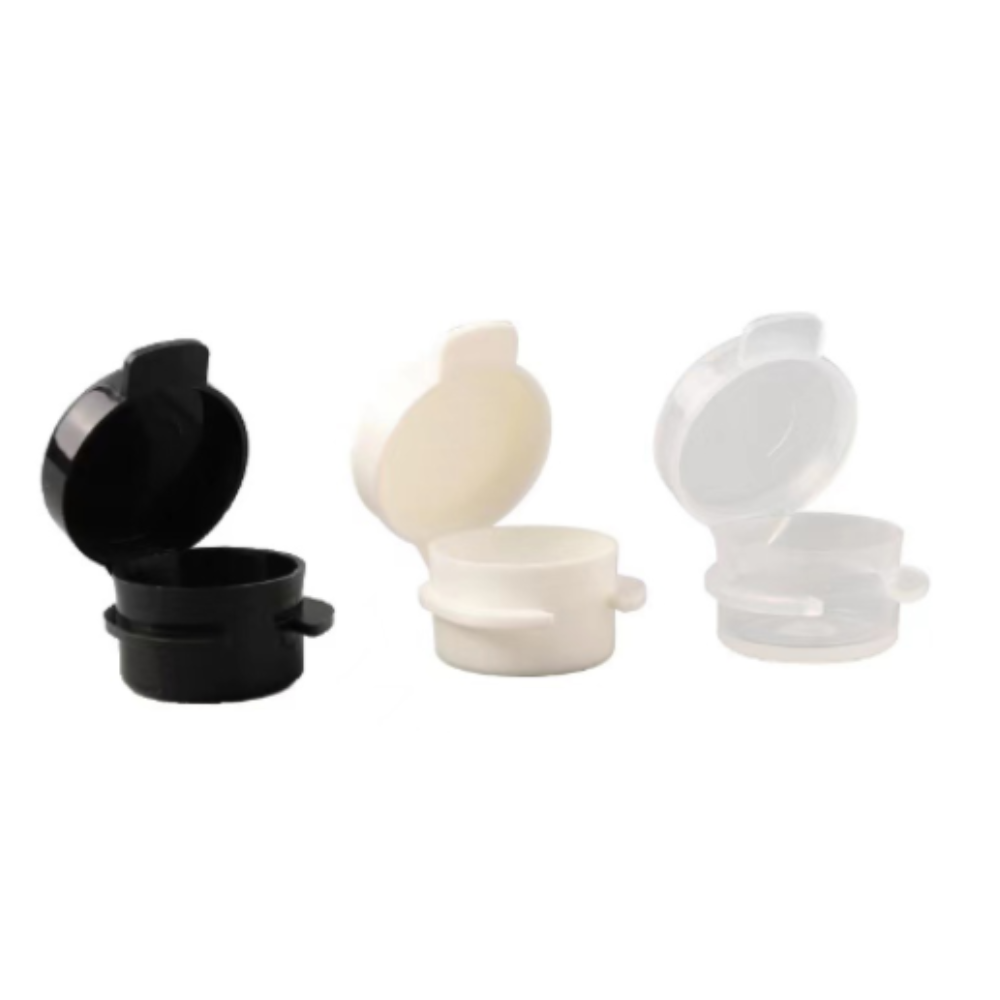 White Label PE Plastic Jar with Lid (Pack 100 Units)